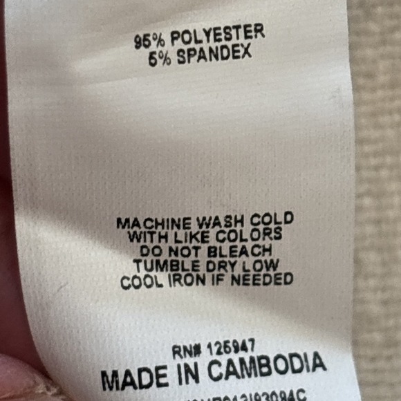 COCOMO BLACK & Tan Geometric Blouse Pintuck Pleated Pkts 3/4 Sleeves Sz3XL Flowy - Picture 11 of 11